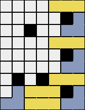 a grid with a single-placement grid point
